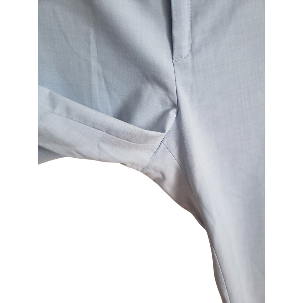 Gap Mid Rise Straight Leg Wool Blend Pants Blue Size 4A - Picture 7 of 8